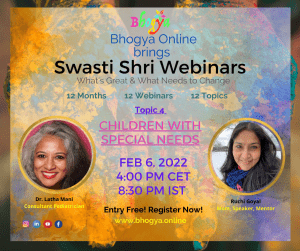 Flyer for Swasti Shri Webinar 4