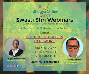 Flyer for Swasti Shri Webinar 6