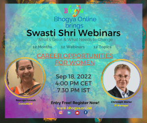 Swasti Shri Webinar 7 - Career Opportunities for Women