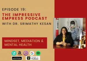 Poster for Podcast with Srimathy Kesan