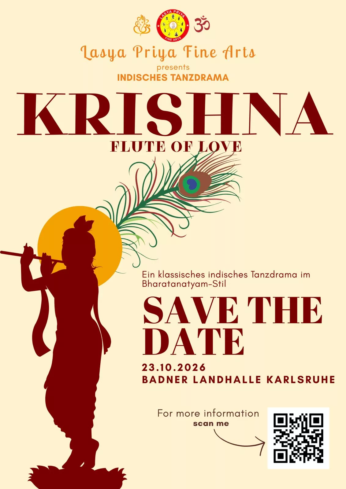 Flyer for Krishna, Flute of Love